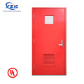 Lowes Metal Fire Doors Prix Hotel Fire classée en acier avec panneau de vision